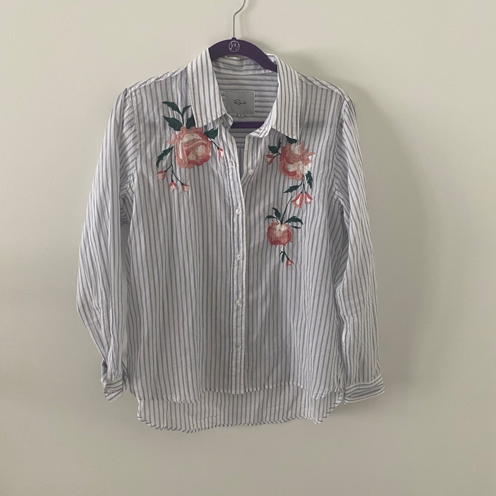 Rails Blouse with Flowers